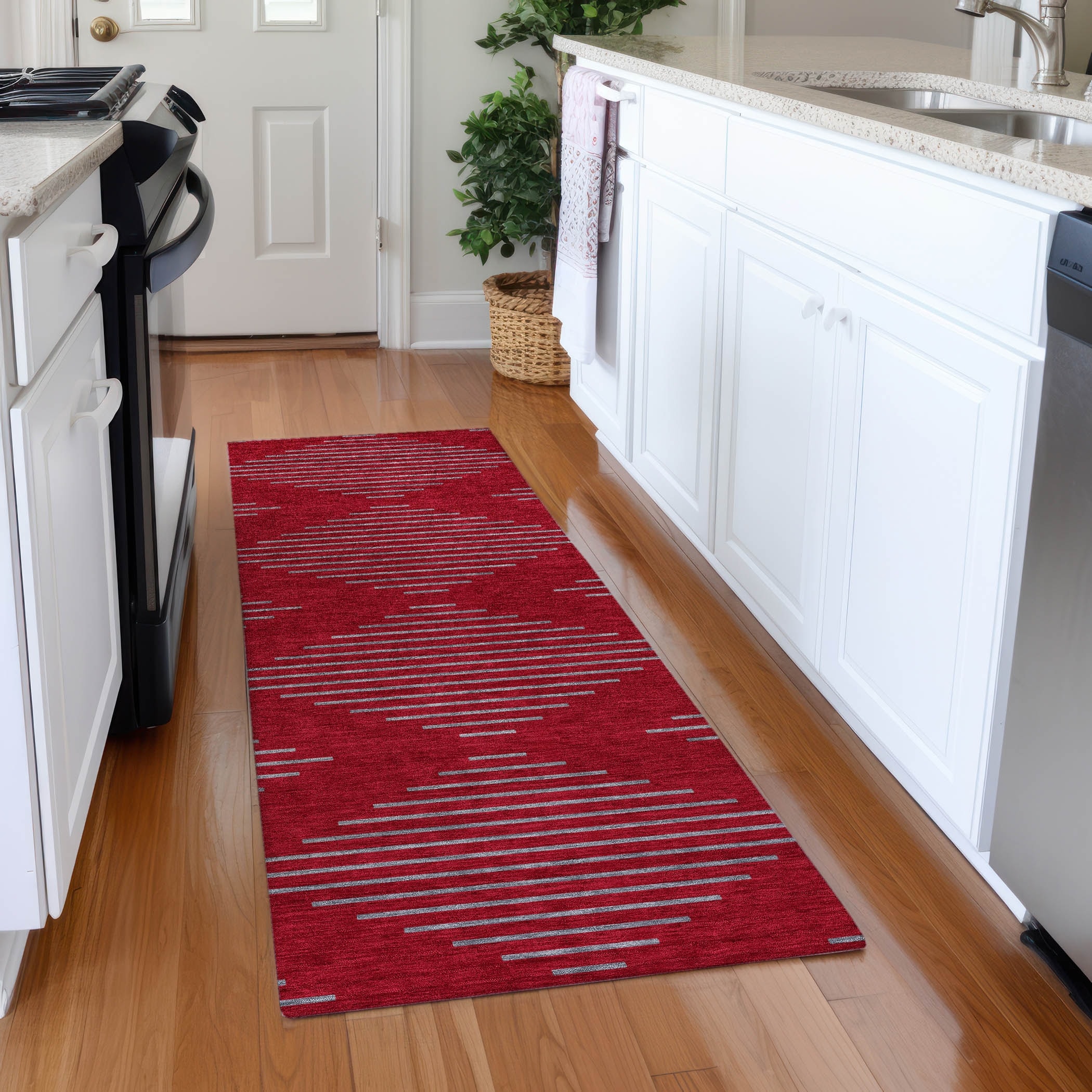 Premium Washable Super Soft Global Stripes Mayfield Rug