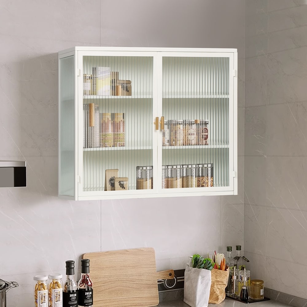 White Metal Bathroom Wall Cabinets Bed Bath Beyond