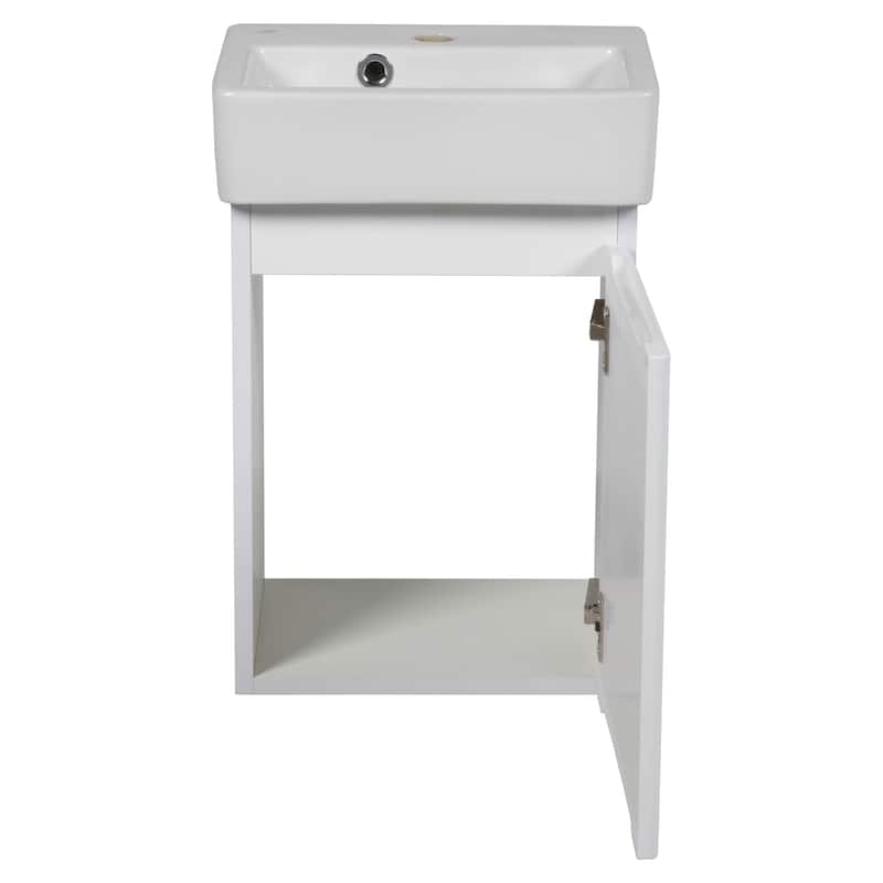 Modern Wall-Mounted Bathroom MINI-Vanity with Washbasin | Comfort Collection No Mirror