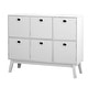 preview thumbnail 19 of 19, Simple Living Jamie Mid-century Modern 6-door Storage Cabinet