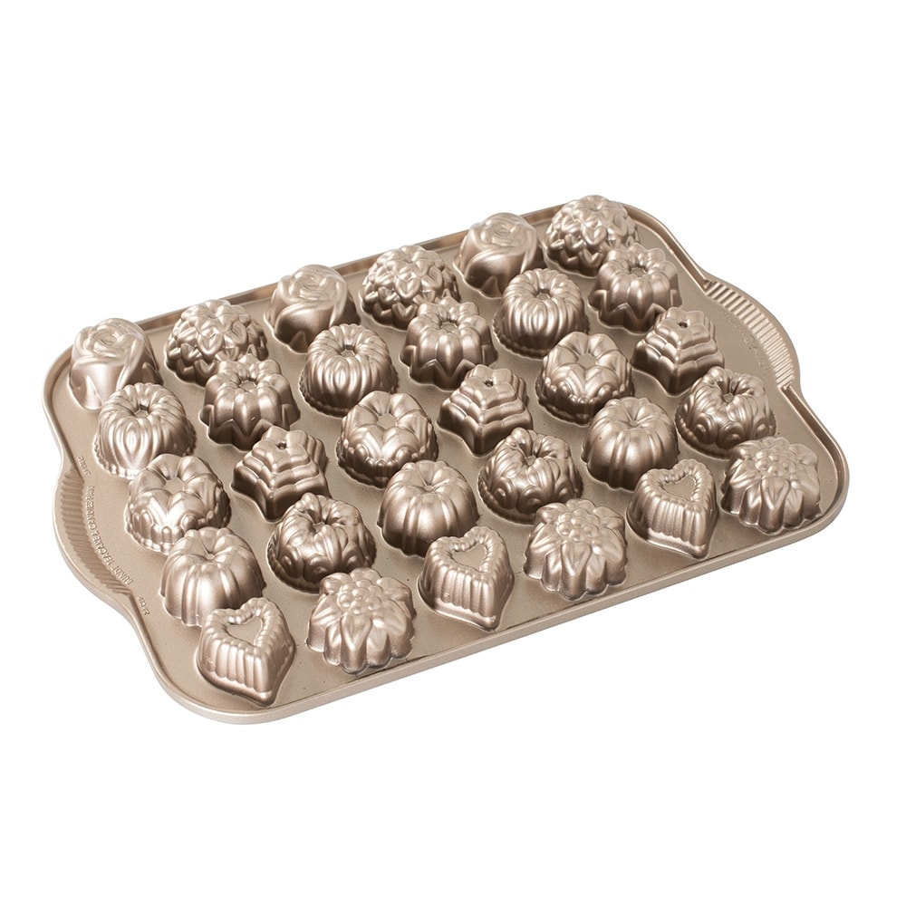 Nordic Ware Cast-Aluminum Nonstick Tea-Cake and Candy Mold