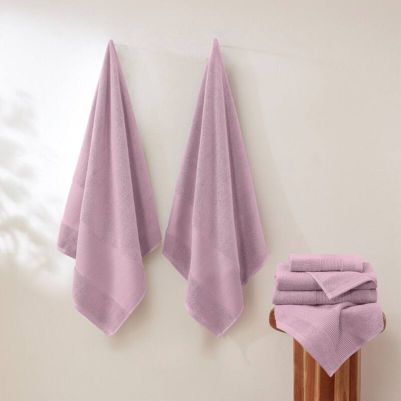 Modern Threads Air Cloud 6-Piece Bath Towel Set