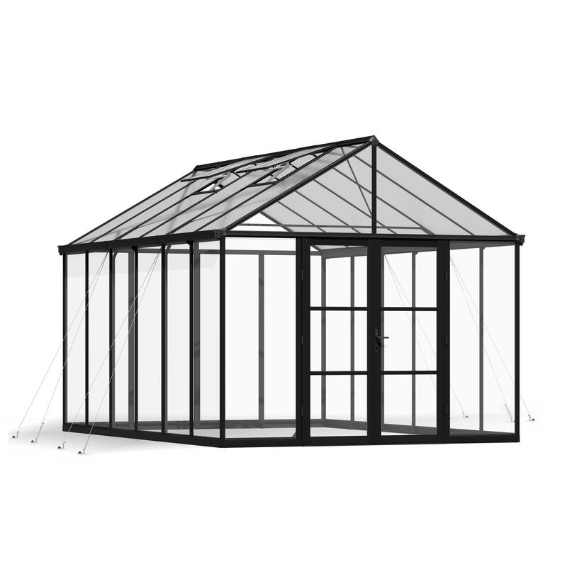 Canopia Aria 10 ft. Black / Clear Greenhouse Kit