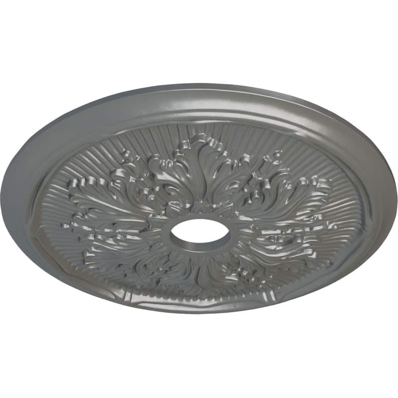 23 3/4"OD x 3 5/8"ID x 1 7/8"P Luton Leaf Ceiling Medallion