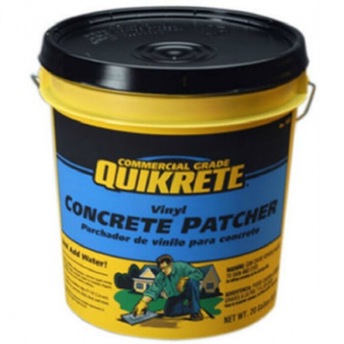 Shop Quikrete 113320 Commercial Grade Vinyl Concrete Patcher 20 Lbs Gray On Sale Overstock 24765802