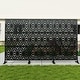 preview thumbnail 60 of 166, Outdoor Privacy Screen with Stand for Patio Garden Metal Fence