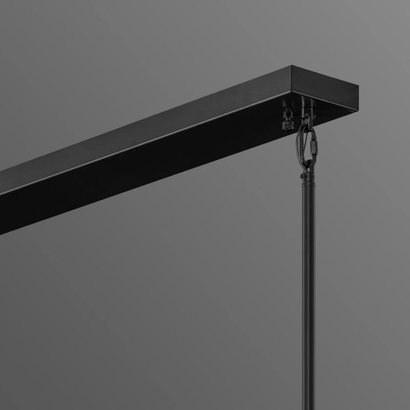 Elegant layered alabaster chandelier with natural stone panels