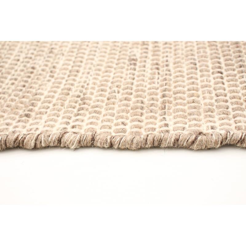 ECARPETGALLERY Hand Loomed Bungalow Wool Dhurrie