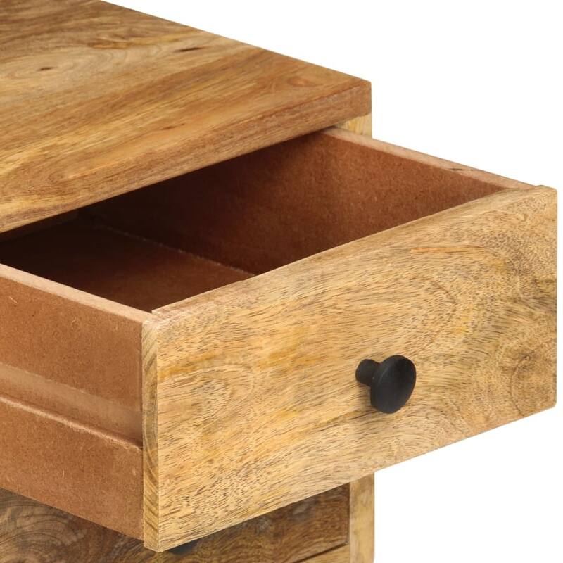 vidaXL TV Stand 43.3"x13.8"x15.7" Solid Wood Mango - 43.3" x 13.8" x 15.7"