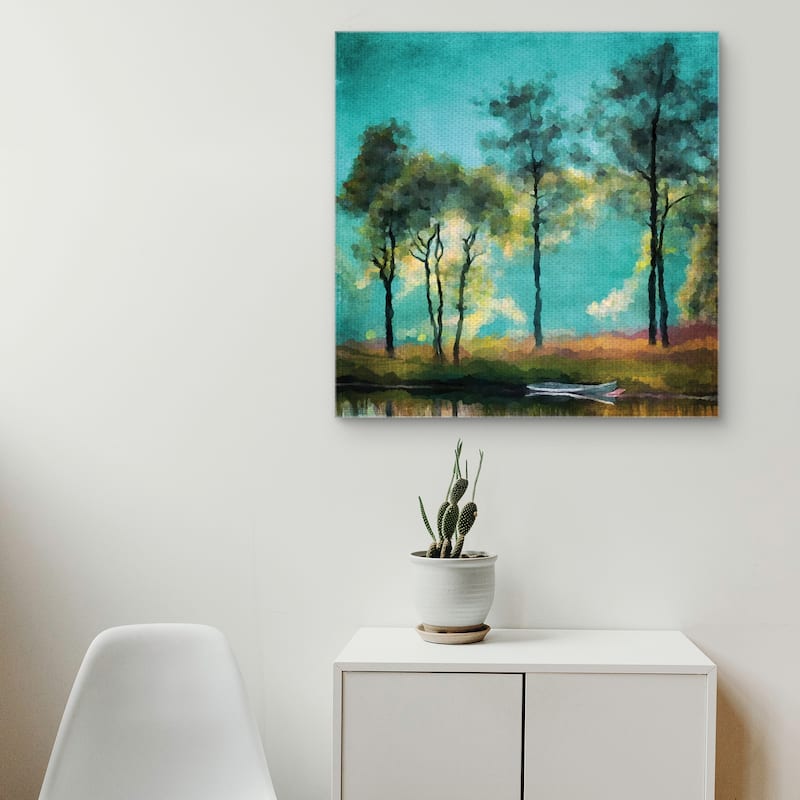 Lakeside by Willowbrook Fine Art Canvas Art Print