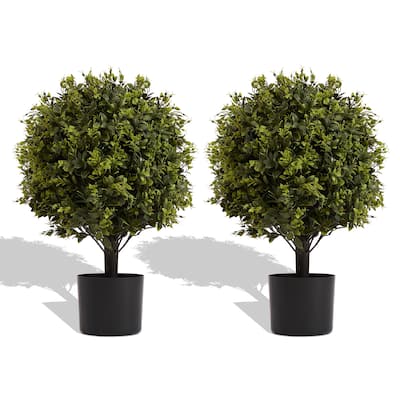Artificial plants Greenery decoration in pot 55cm 2pcs/set