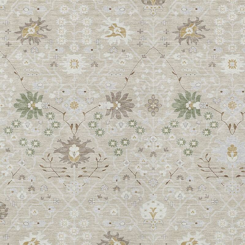 HomeRoots Oriental Traditional Rectangle Outdoor Rug