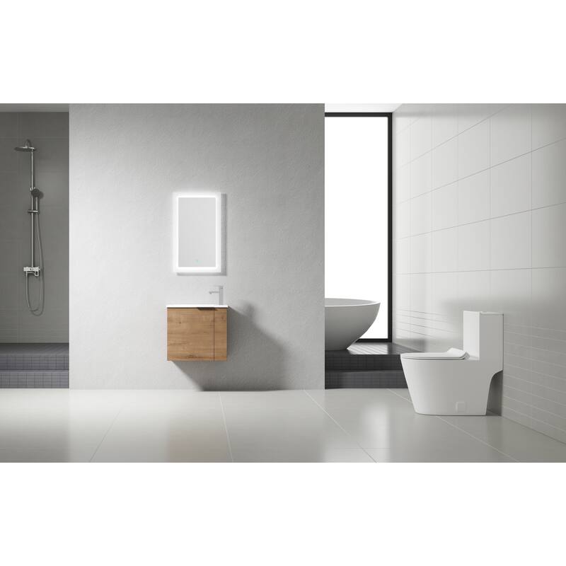 Bathroom Vanity with Sink 22 Inch for Small Bathroom,Floating Bathroom Vanity with Soft Close Door,Bathroom Vanity with Sink