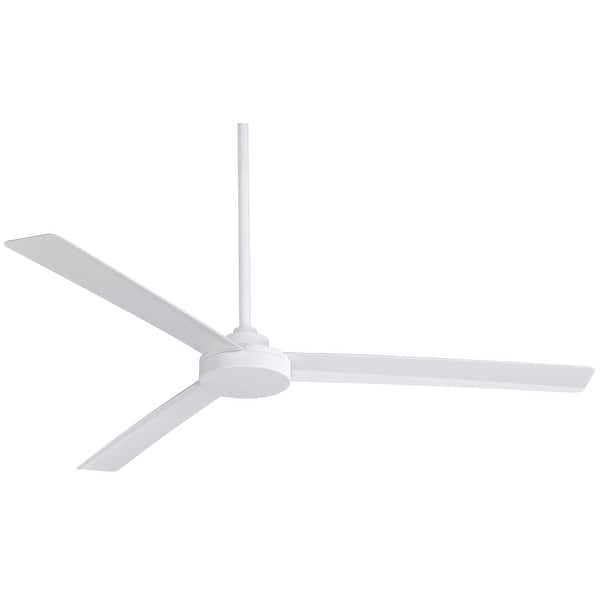 slide 2 of 4, Minka Aire Roto Xl Flat White 3 Blade 62 Inch Ceiling Fan Outdoor