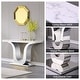 50 inch Luxury Console Table Rectangle Living Room White Sofa Entryway ...