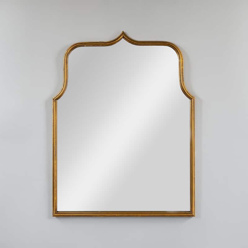 Arched Metal Framed Wall Mirror