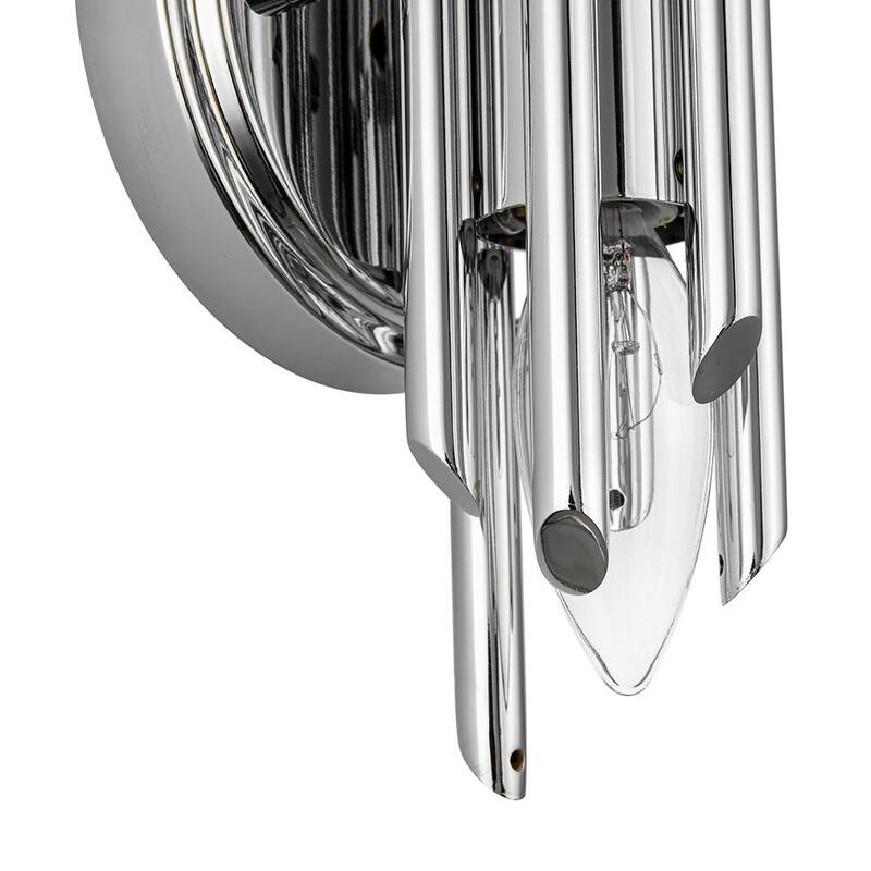 1-Light Modern Stylish Multiple Iron Tube Wall Lamp