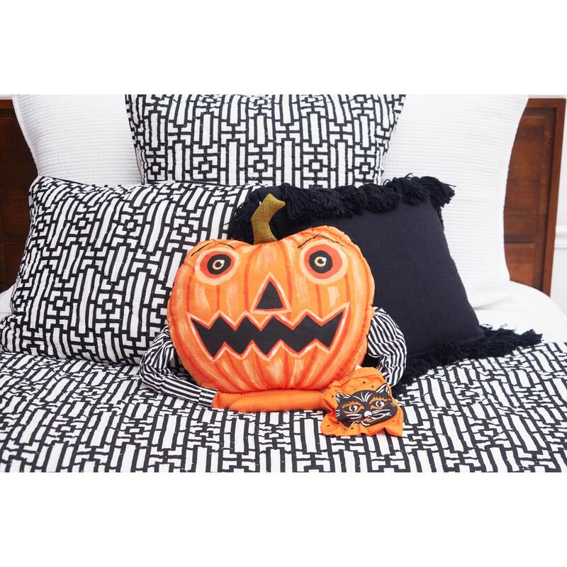 Retro Jack Zombinaland Halloween Decorative Soft Figurine Pillow
