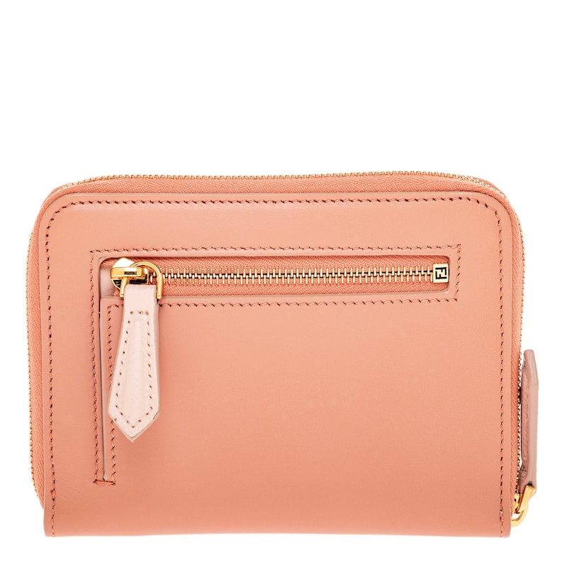 Fendi FF Diamond Medium Zip Around Wallet