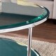 preview thumbnail 2 of 12, SEI Furniture Rainier Round Metal and Glass Coffee Coffee Table