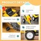 preview thumbnail 6 of 6, Kids Pedal Ride-On Farm Tractor with Back Trailer, Shovel, Rake & Horn, Manual Outdoor Car Toy for 3-Year-Olds, 77 lbs Capacity