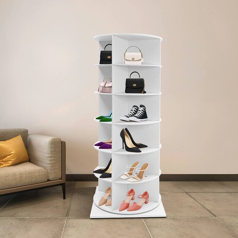 Rotating Free Standing Shoe Rack Shoe Organizer