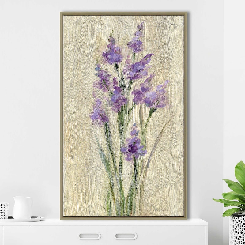 "Farm Flower II" Print on Floating Canvas