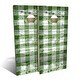 preview thumbnail 8 of 6, Green Checkered Outdoor Cornhole Board Set All-Weather 2x4 - Include Carrying Case