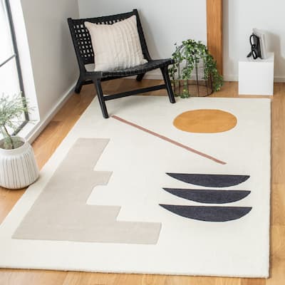SAFAVIEH Handmade Fifth Avenue Adrie Mid-Century Modern Wool Rug