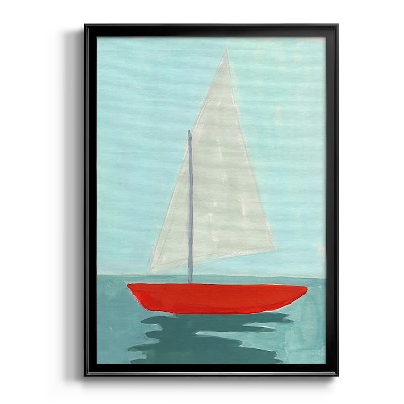Small Sail II Premium Framed Print - Ready to Hang