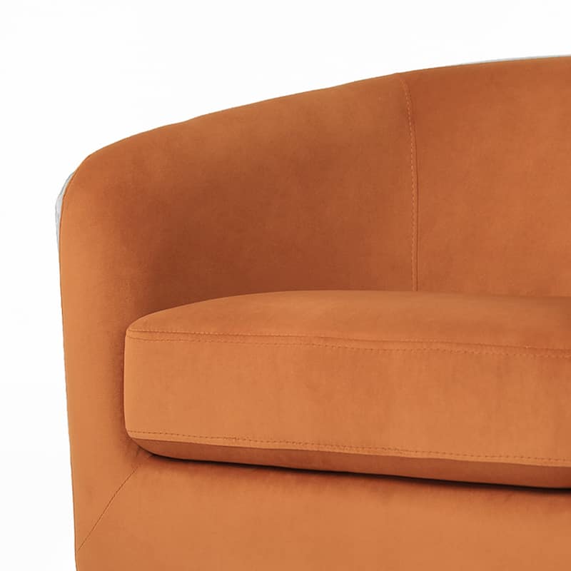 2 Set Modern Upholstered Swivel 360 Degree Accent Chair