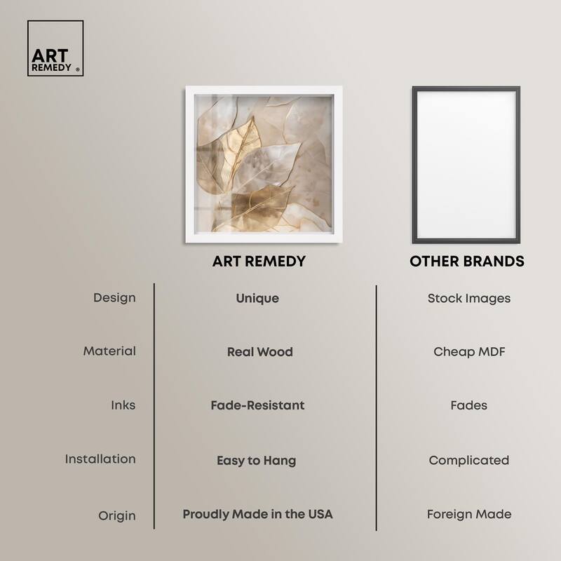 Golden Boughs Shadowbox by Art Remedy