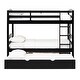 preview thumbnail 55 of 79, Walker Edison Solid Wood Twin Size Bunk Bed with Trundle