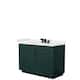 Option Green, Black Trim, White Quartz Top