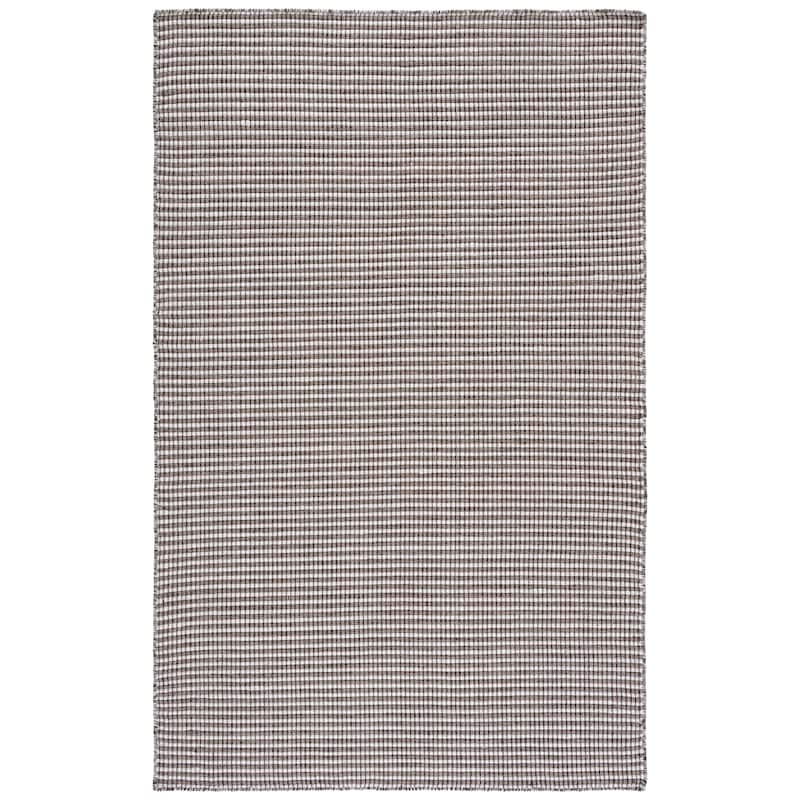 SAFAVIEH Handmade Natura Tarran Transitional Wool Rug - 5' x 8' - Charcoal/Ivory