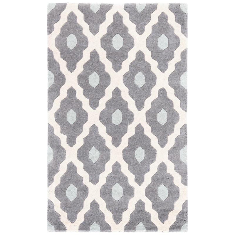 SAFAVIEH Handmade Chatham Sutapa Modern Moroccan Wool Rug