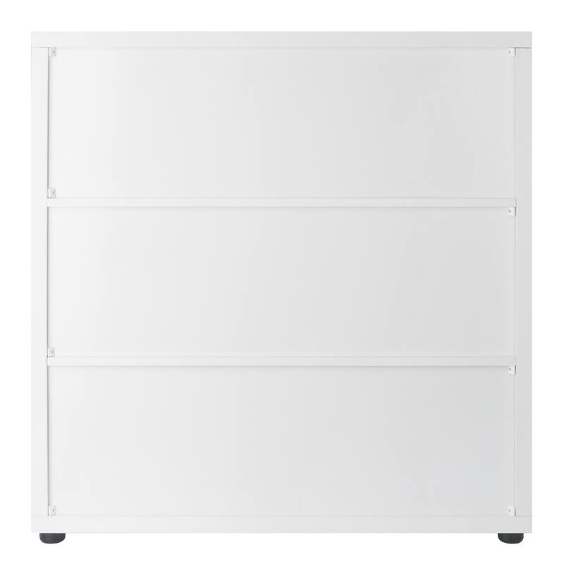 Julia 3x3 Storage 5-Pc Cabinet Set, Beige & White