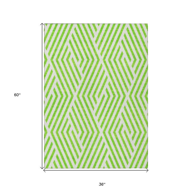 Nana Abstract Shapes Weather Resistant Classic Meets Modern Outdoor Rug