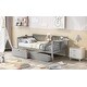 preview thumbnail 36 of 34, Roomfitters Twin Size Daybed with Two Drawers, Wood Slat Support, Practical and Space-Efficient Storage Solution