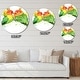 preview thumbnail 4 of 7, Designart 'Family Parrots' Oversized Traditional Wall CLock