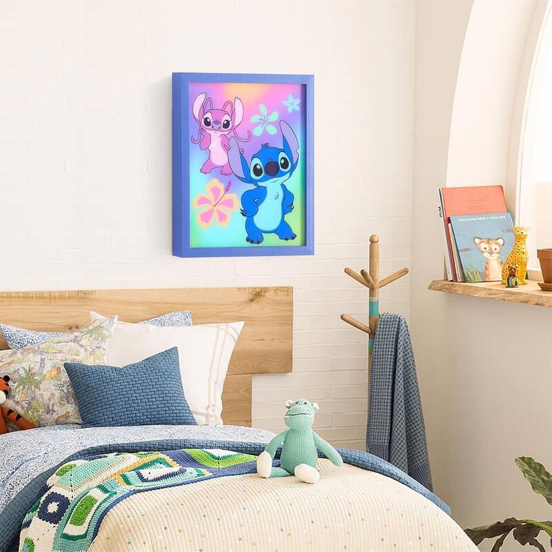 Disney Stitch Angel LED Wall Art