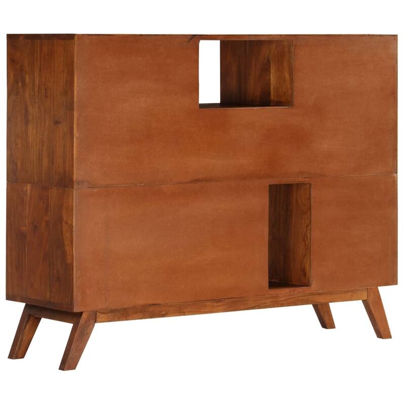 vidaXL Sideboard 45.3"x13.8"x33.9" Solid Acacia Wood