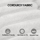 preview thumbnail 10 of 147, Modular Sectional Sofa Corduroy Upholstered Sleeper Sofa Convertible Cloud Accent Couch Deep Seat Chaise Lounge, DIY Combination
