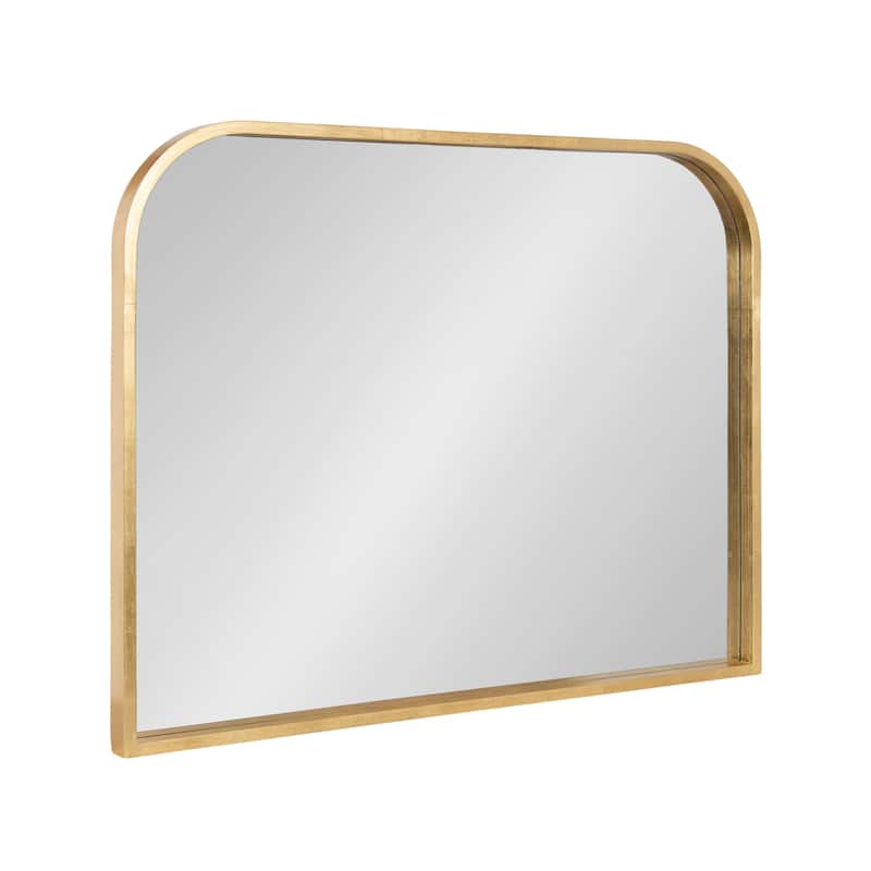 Kate and Laurel Travis Arch Framed Wall Mirror - 36x28 - Gold