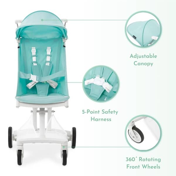 Reclining Umbrella Umbrella Stroller With 5 Point Harness Evolur Roamer  Ultra Light Umbrella Stroller In Gold Black On Sale Bed Bath Beyond 42928605