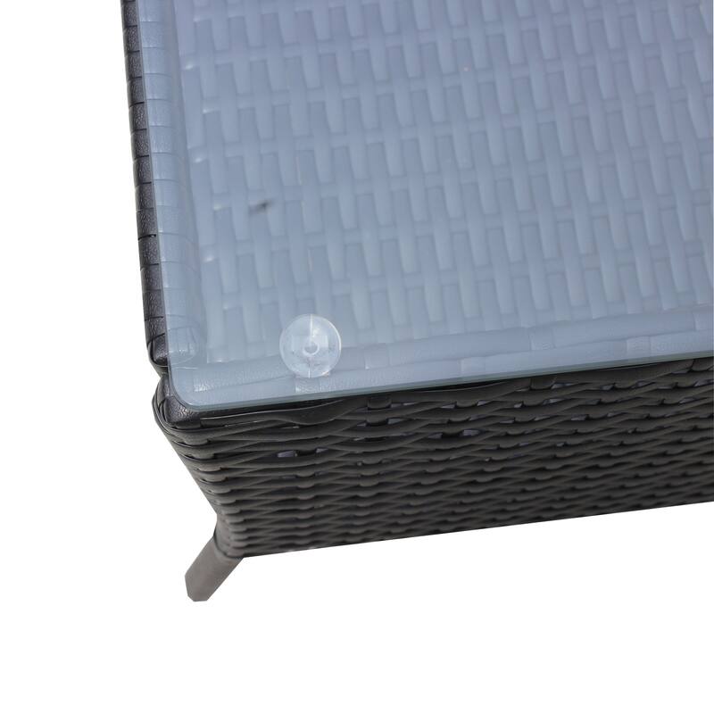 4 PC Rattan Patio Furniture Set