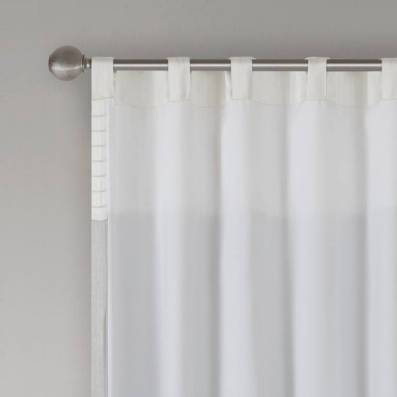 Polyoni Pintuck Curtain Panel