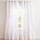 preview thumbnail 53 of 55, EXCLUSIVE HOME Loha Linen Grommet Top Curtain Panel Pair 52x108 - Winter White