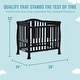 preview thumbnail 3 of 4, Dream On Me Naples 4-in-1 Convertible Mini Crib