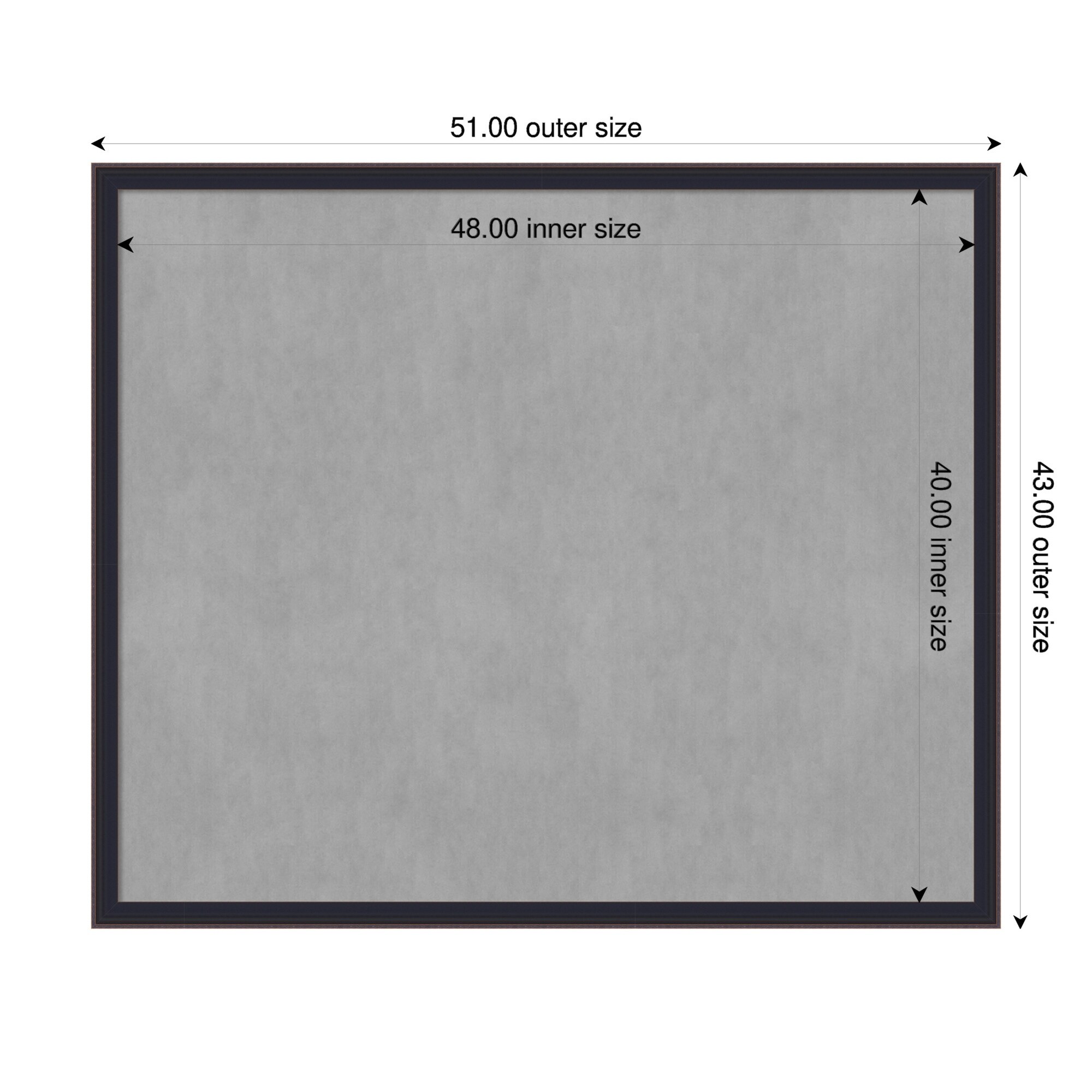 Amanti Art Havana Black Bronze Framed